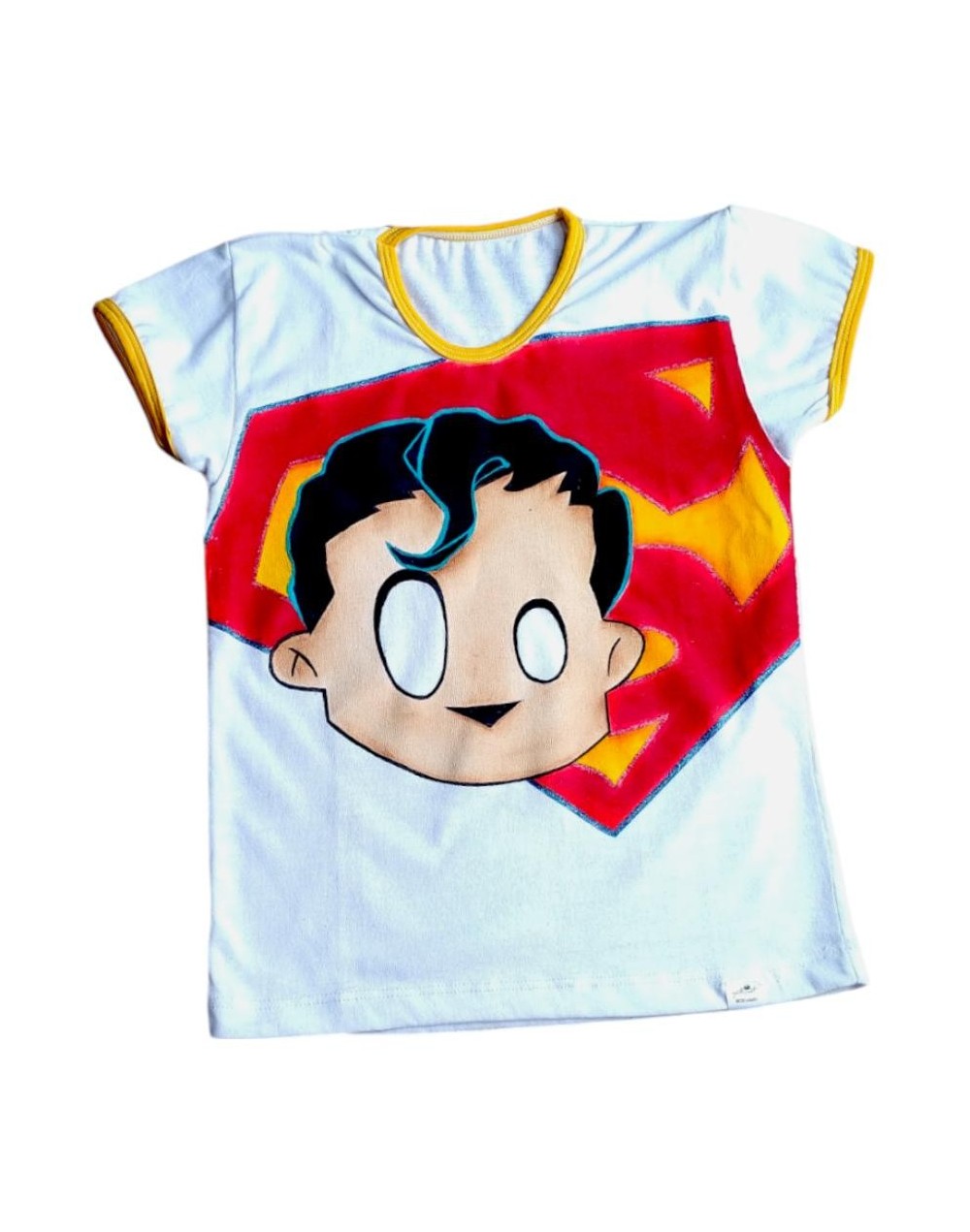 Camiseta pintada a mano de Superman