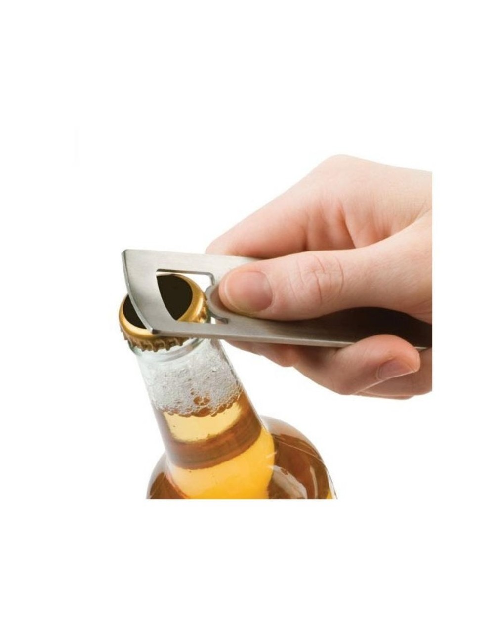 Destapador de cerveza en acero inoxidable