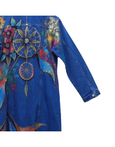 Chaqueta tipo gabardina diseño atrapasueños
