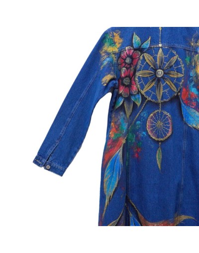 Chaqueta tipo gabardina diseño atrapasueños
