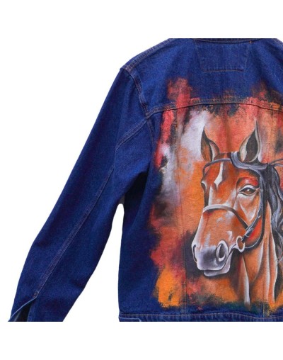 Chaqueta clásica hombre diseño caballo
