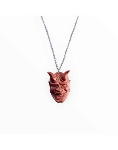 Collar oni en p?ata 3d bioamigable
