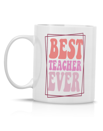 Taza motivacional teacher