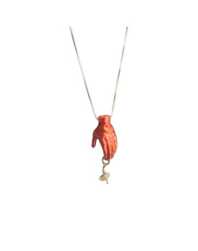Collar en plata mano con 11:11