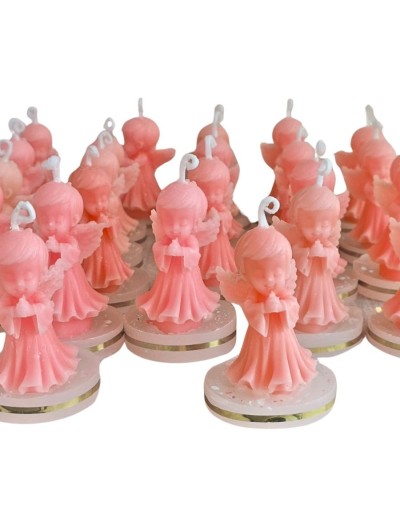 Velas: angelitos diferentes colores