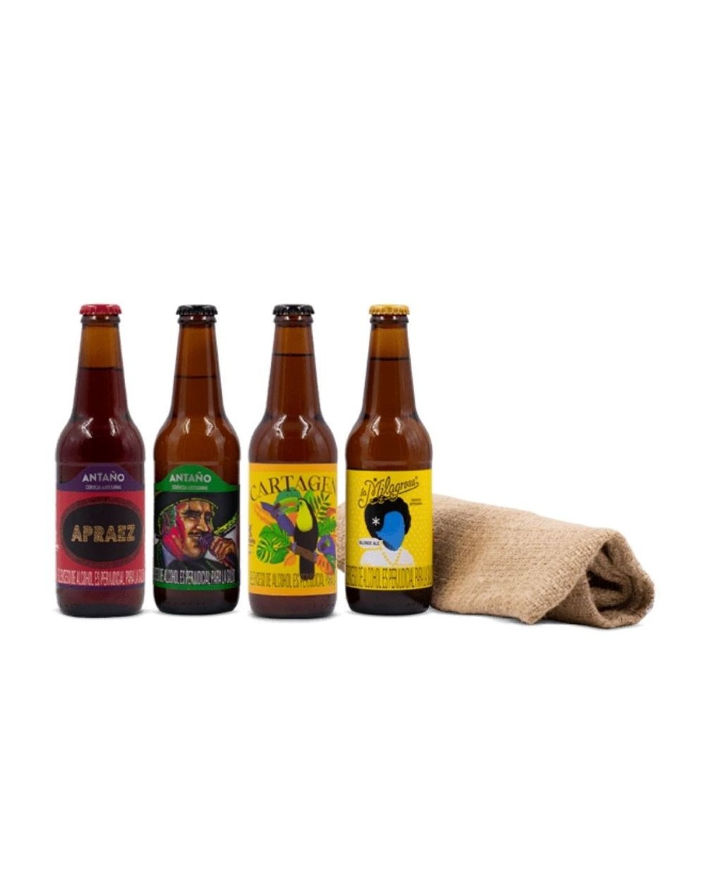 Pack cervecero en lona de fique