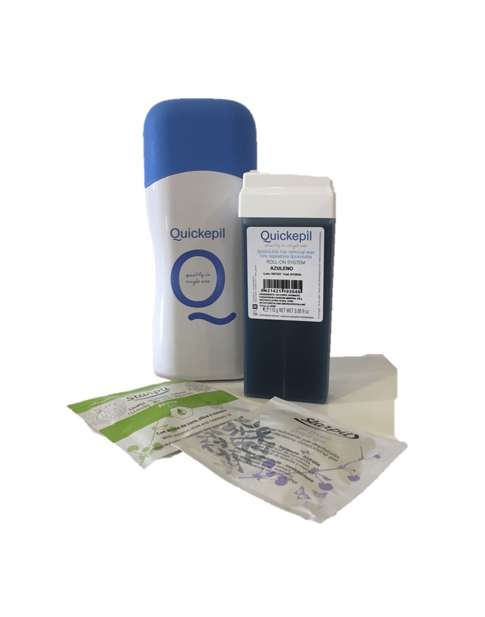 Kit depilatorio rollon quickepil