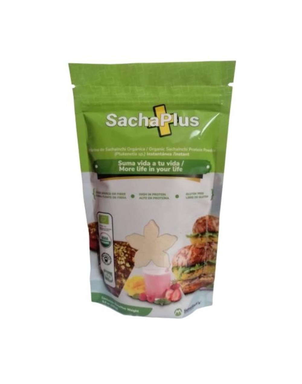 Harina proteína sacha plus 500gr