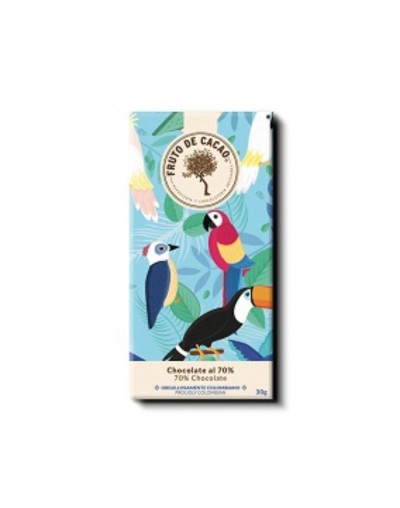 Barra de chocolate al 70% 80g