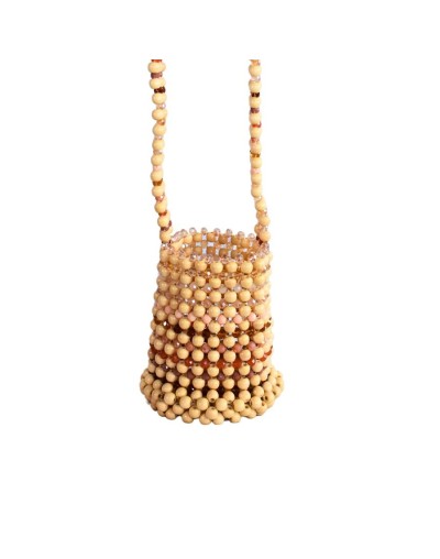 Mochila artesanal rosa