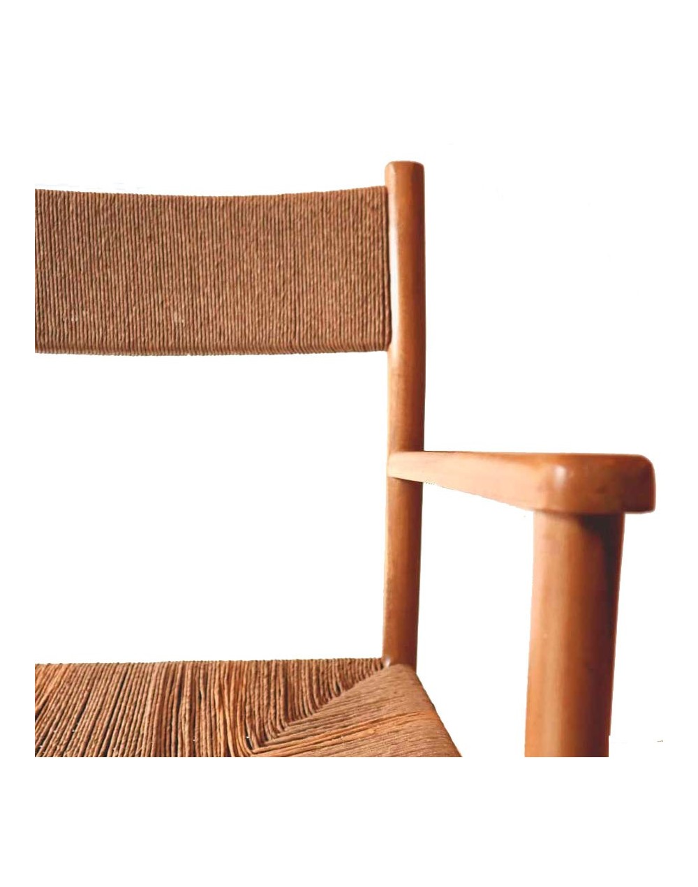 Silla con tejido artesanal