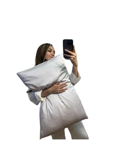 Funda seda gris clara