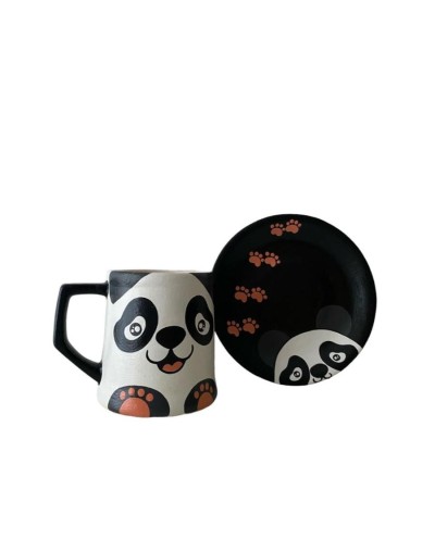 Taza + plato ref. Panda