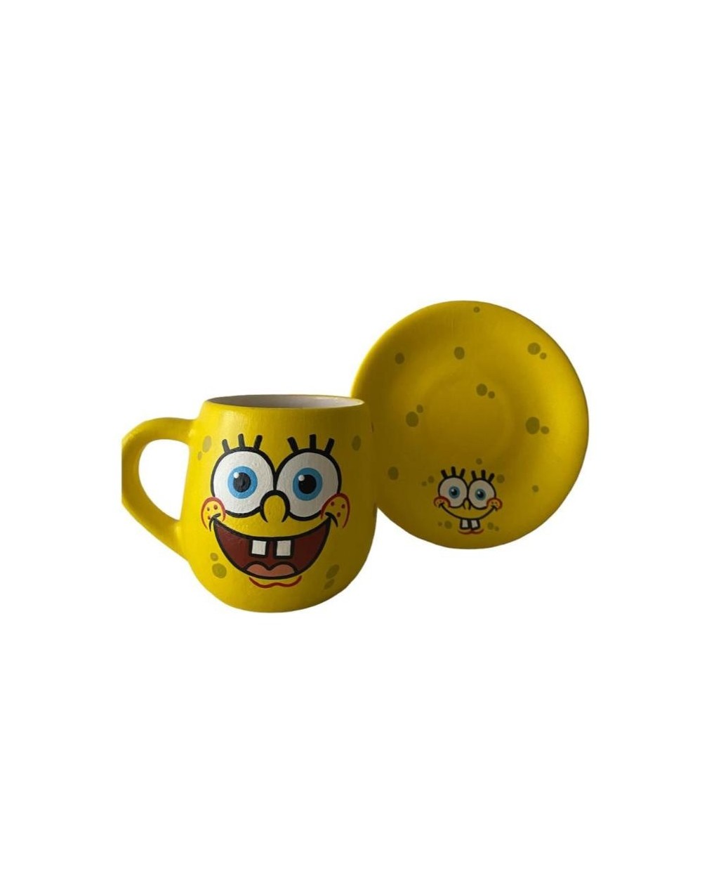 Taza + plato ref. Bob esponja