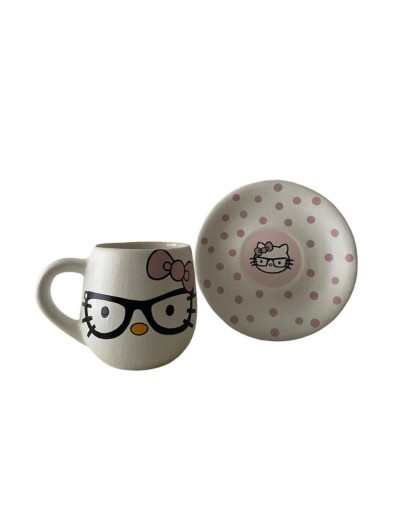 Taza + plato ref. Hello kitty