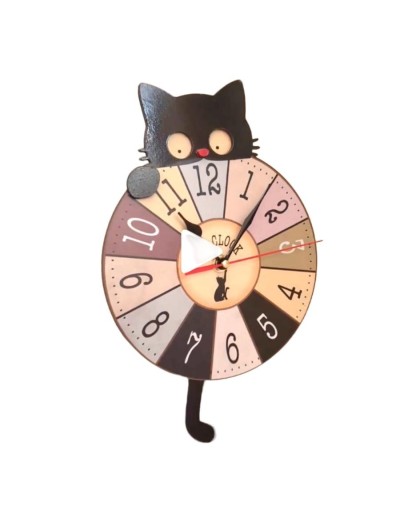 Reloj gato travieso