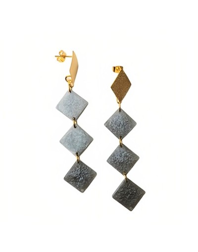 Aretes long square