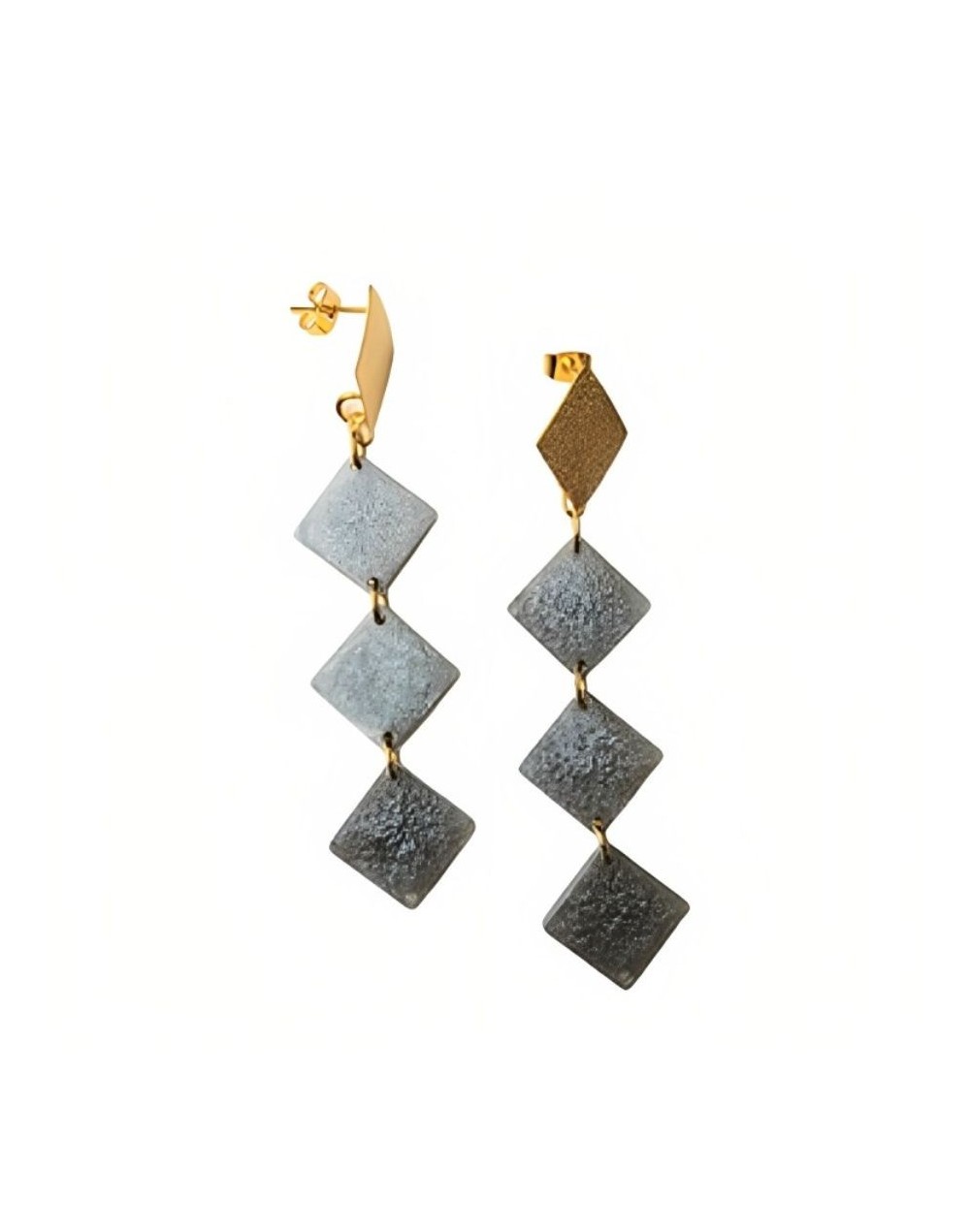 Aretes long square