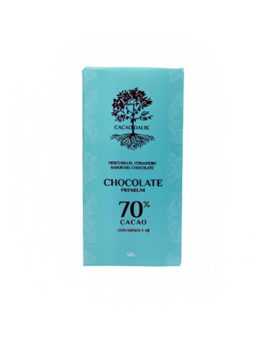 Barra de chocolate dalik 100 % cacao - 50 g