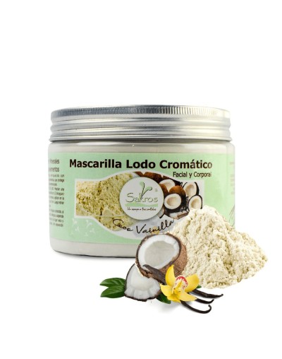 Mascarilla de Lodo cromático Coco Vainilla