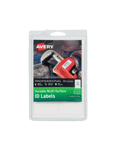 Avery®Etiquetas de identificación multisuperficie durables 61521