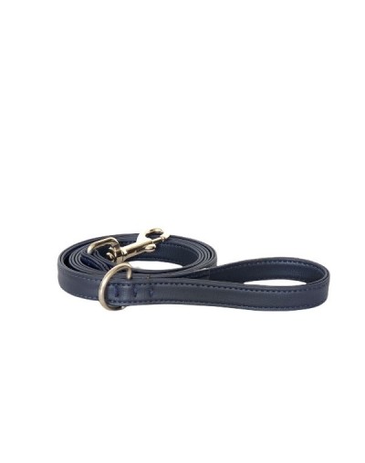 Correa para perro color navy blue