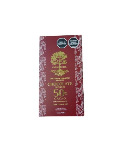 Barra de chocolate dalik 50% cacao-con arandanos