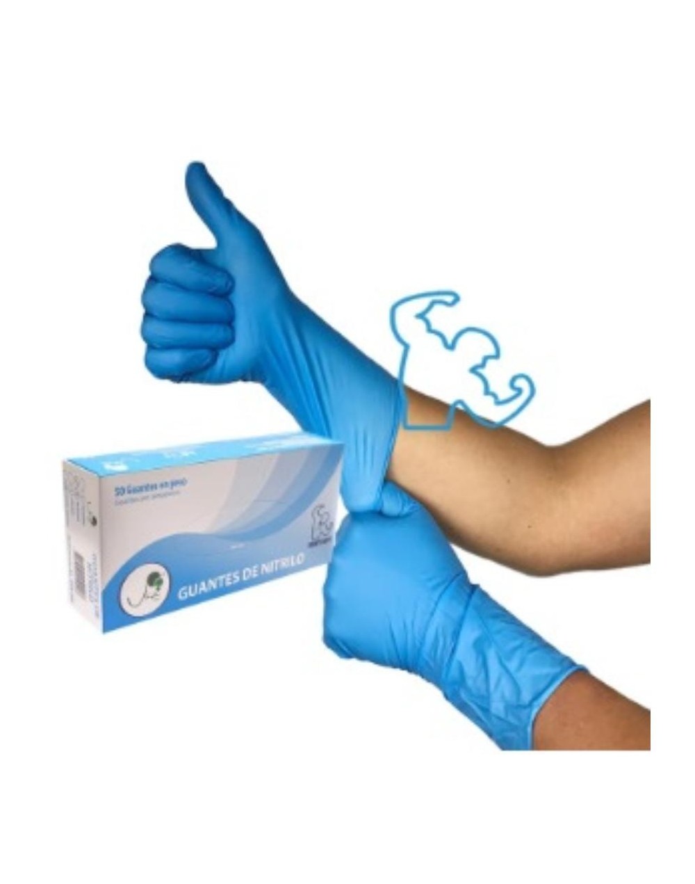 Guantes nitrilo hd calibre 12
