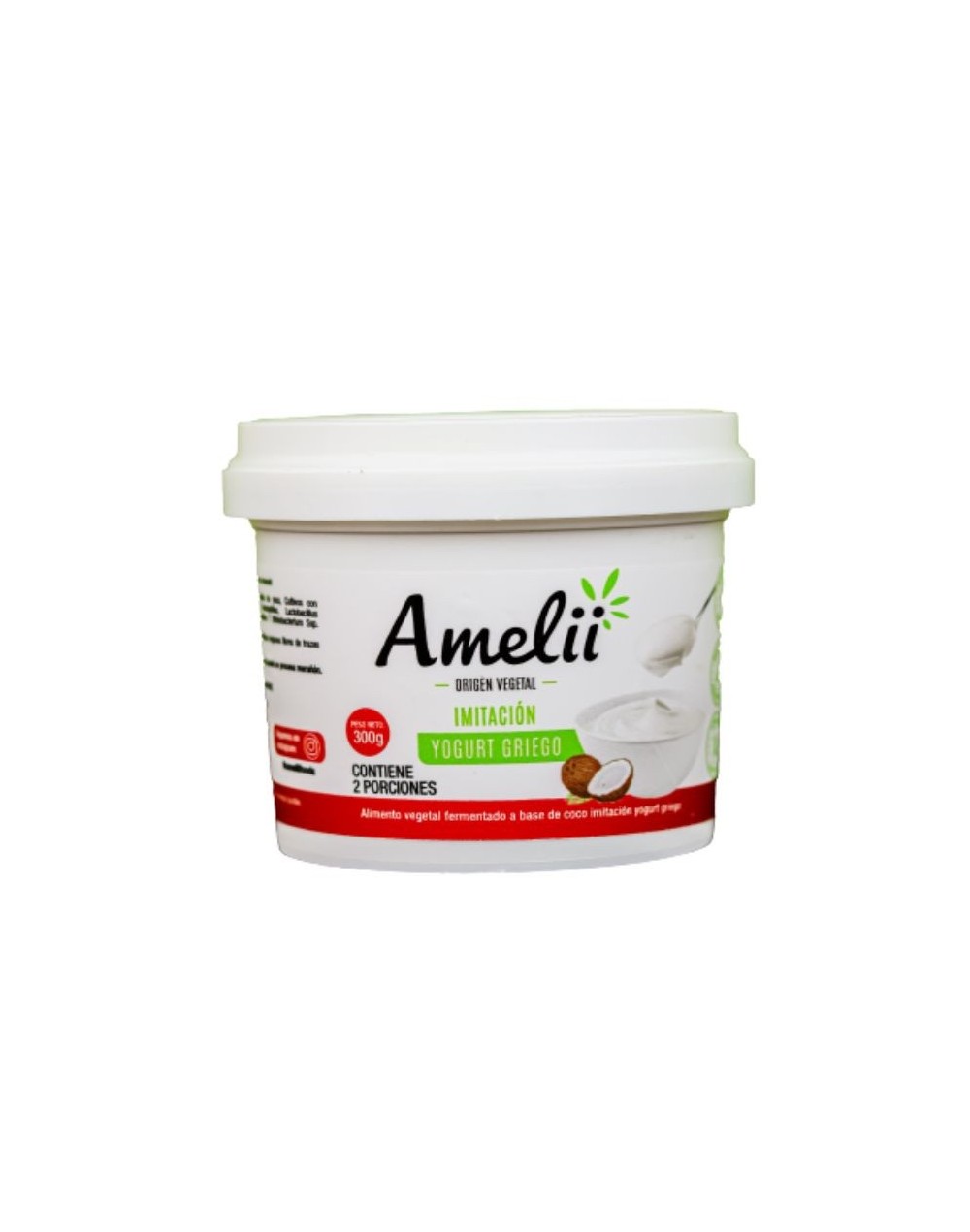 Yogurt griego vegano a base de leche de coco 300gr