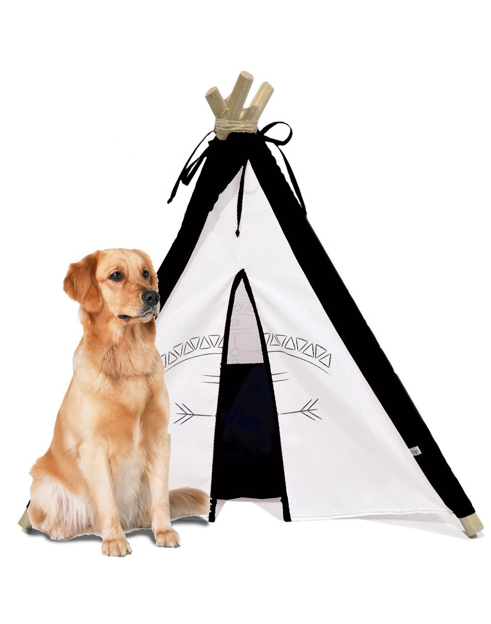 Cama  Teepee perro L