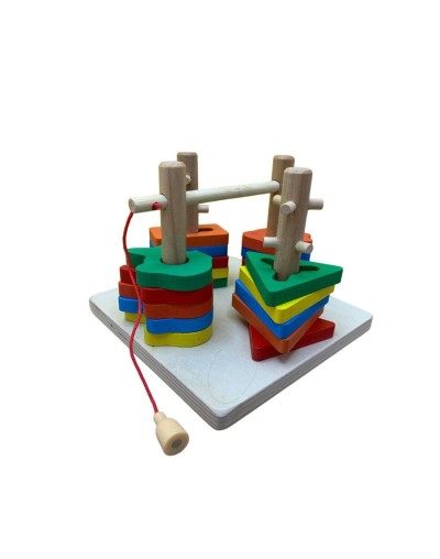 Encaje de figuras geométricas montessori