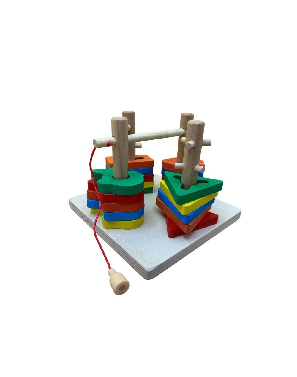 Encaje de figuras geométricas montessori