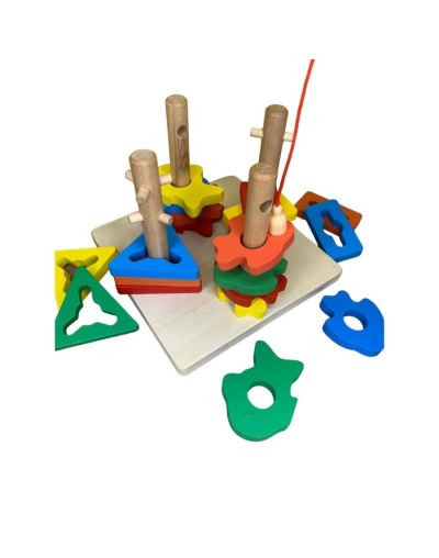 Encaje de figuras geométricas montessori
