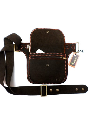 Riñonera Unisex ANKAY Cuero Natural