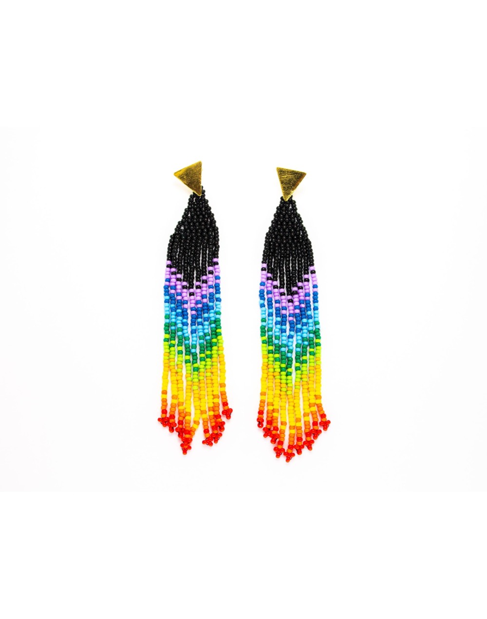 Aretes largos tiras