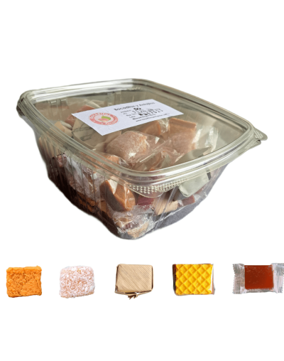 Caja de bocaditos x 50 unidades (dulces típicos santandereanos)