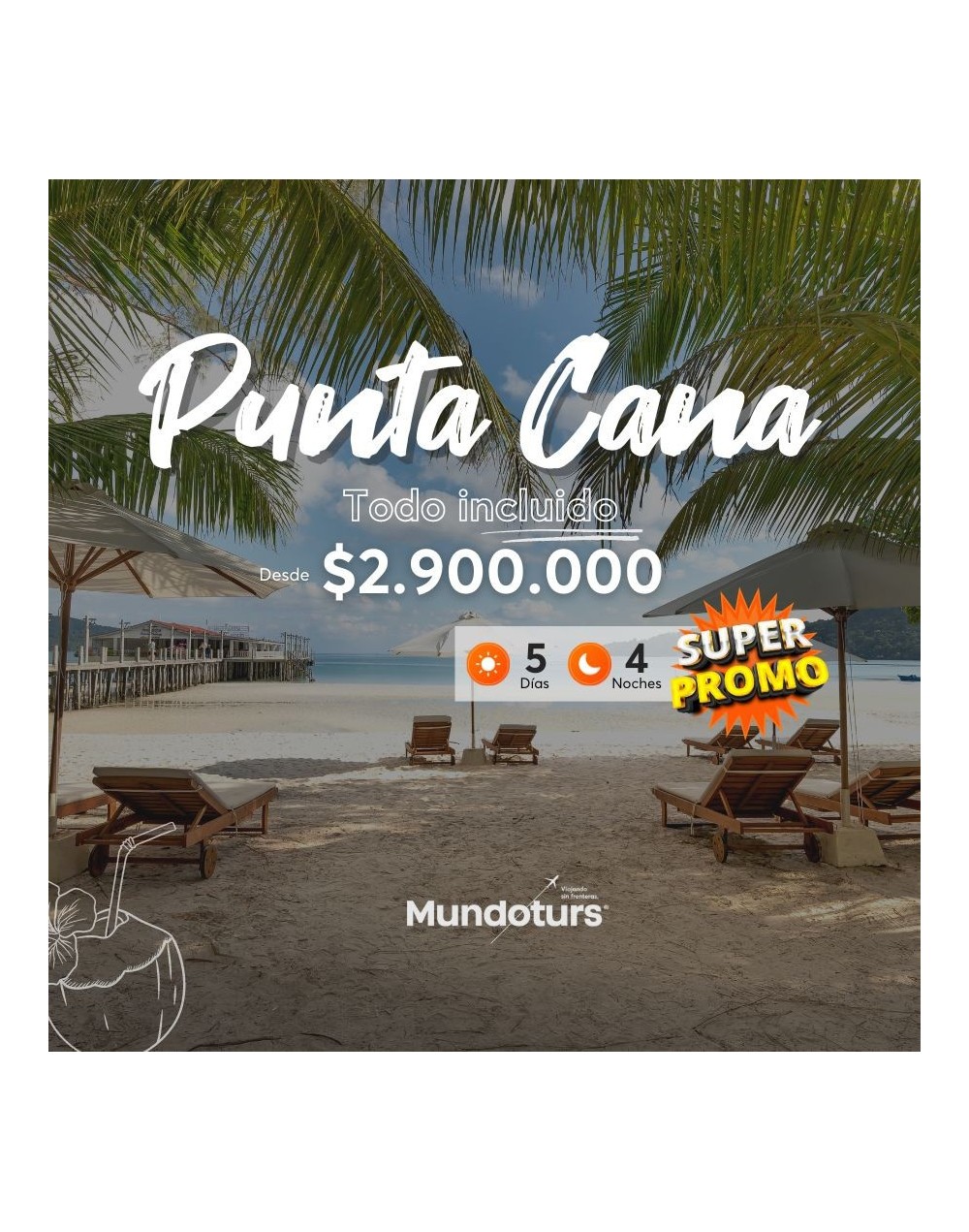 Promoción paquete a punta cana