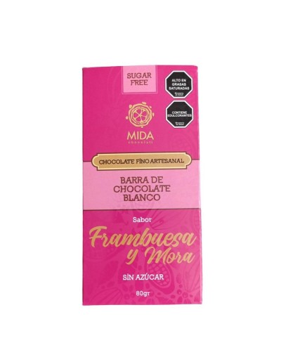 Mida barra sugar free frambuesa mora