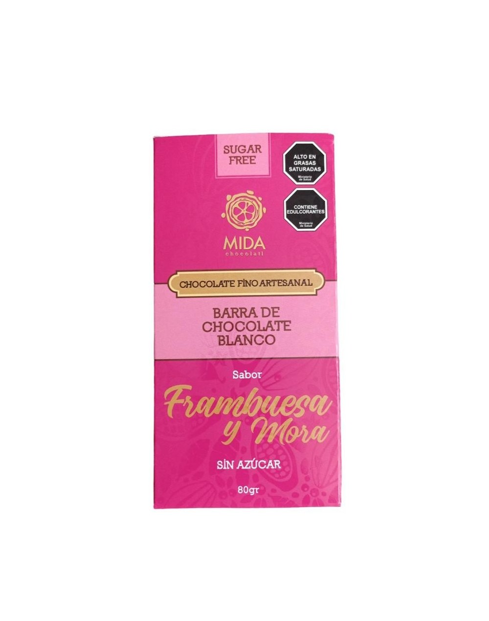 Mida barra sugar free frambuesa mora