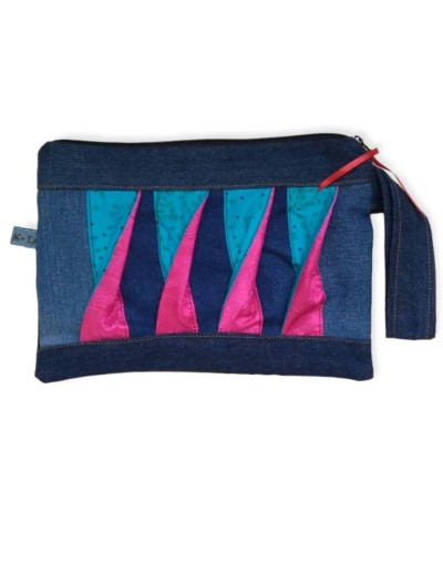 Bolso de mano en jean
