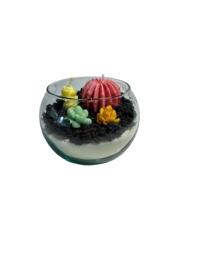 Vela aromática terrario grande