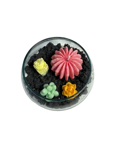 Vela aromática terrario grande