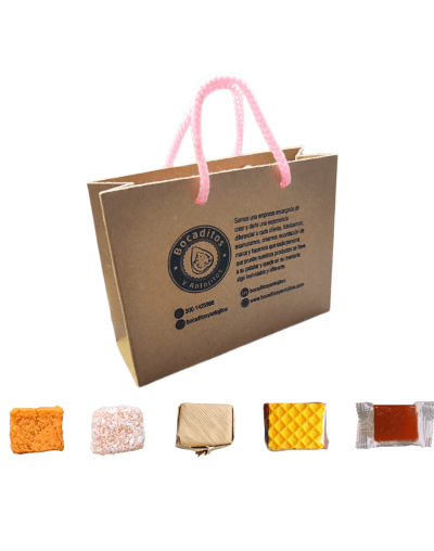 Bolsa de bocaditos x 10 unidades (dulces típicos santandereanos)