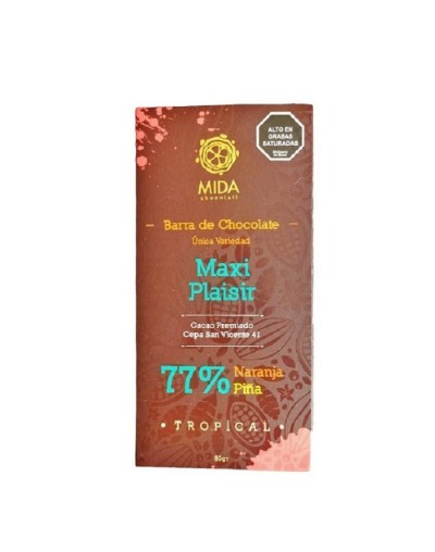 Mida barra 77% np cacao