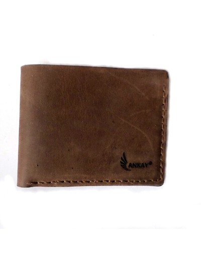 Billetera Caballero ANKAY Cuero 100 Natural