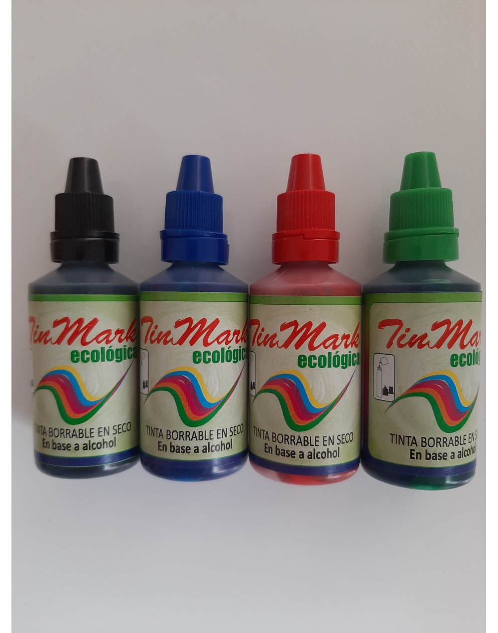KIT 4 TINTAS PARA MARCADOR BORRABLE 20ml