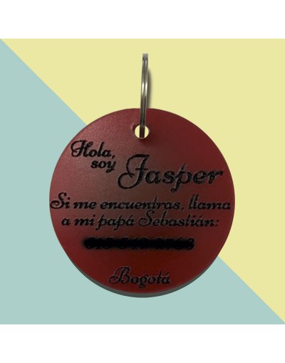 Placa de Identificación Capitán América