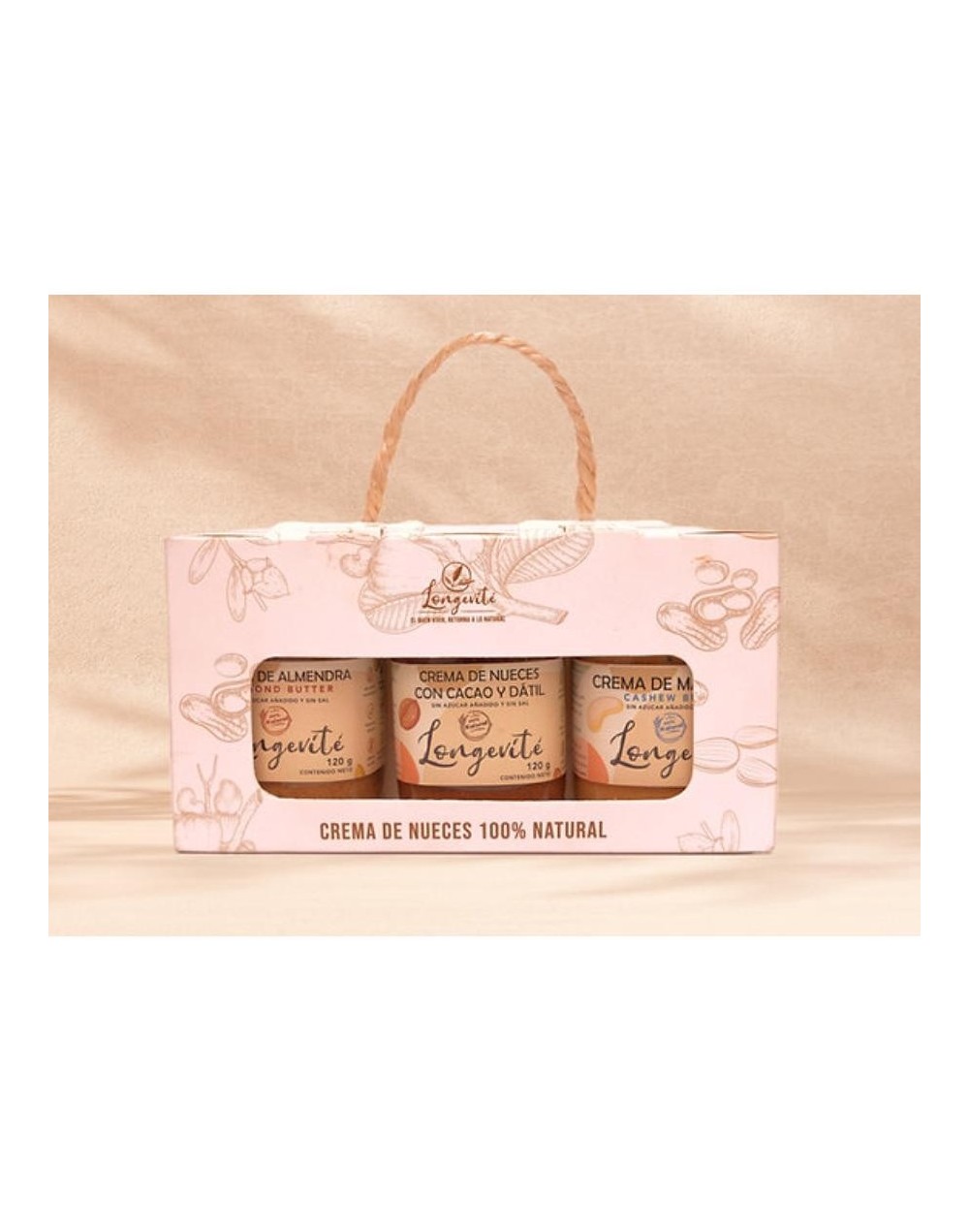 Kit de cremas de nueces x 3 unds
