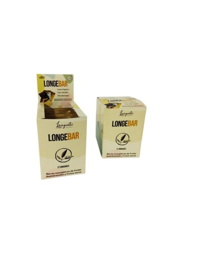 Barras energéticas de frutas deshidratadas y frutos secos 40g longebar