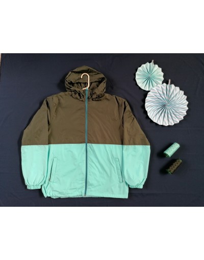 Chaqueta Antifluido Con Tapabocas  Forrada 